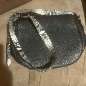 Chic Black and Silver Crossbody Bag